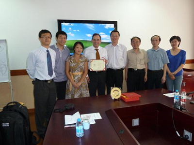 Prof. Kasabov, Dr Pang and C.Hawly visited the Xinjiang University as part of a NZ delegation to West China